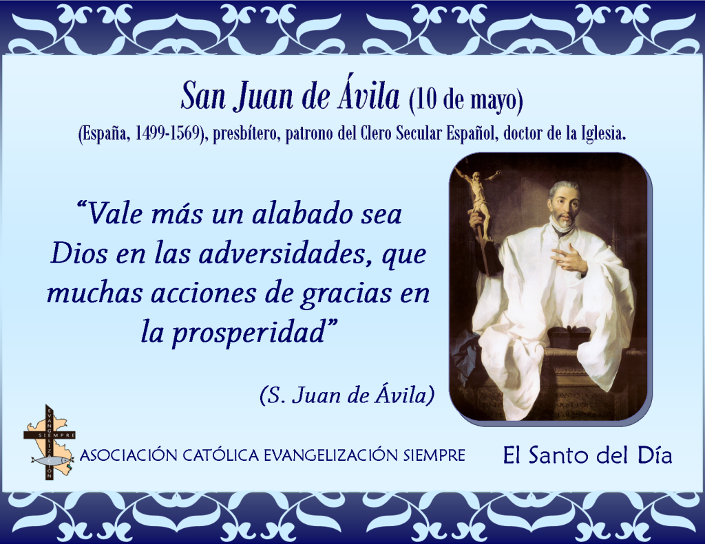10 de mayo San Juan de Ávila