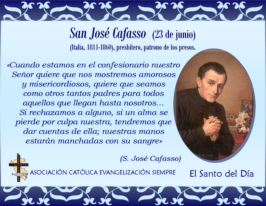 23 de junio San José Cafasso